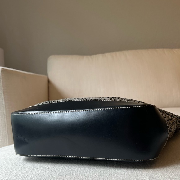 Fendi Tote Bag Handbag Zucchino Navy - Picture 4 of 8